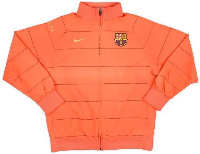 2008-09 Barcelona Nike Track Jacket - 7/10 - (L.Boys)