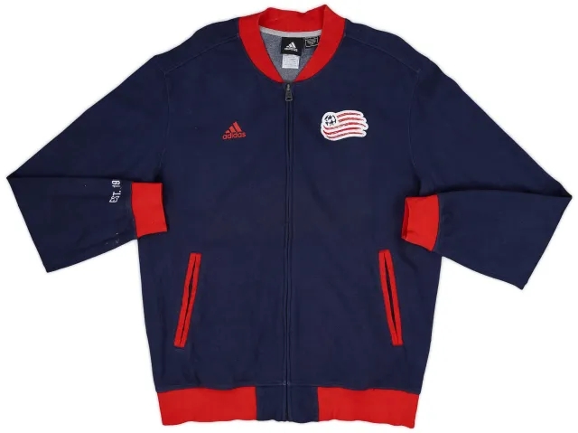 2016-17 New England Revolution adidas Track Jacket - 8/10 - (L)