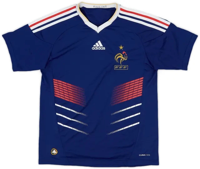 adidas 2009-10 France Home Shirt - 7/10 - (L.Boys)
