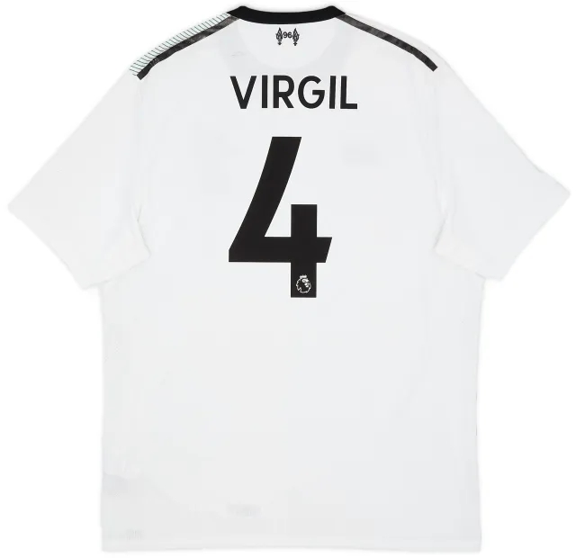 NewBalance 2017-18 Liverpool Away Shirt Virgil #4 - 5/10 - (L)