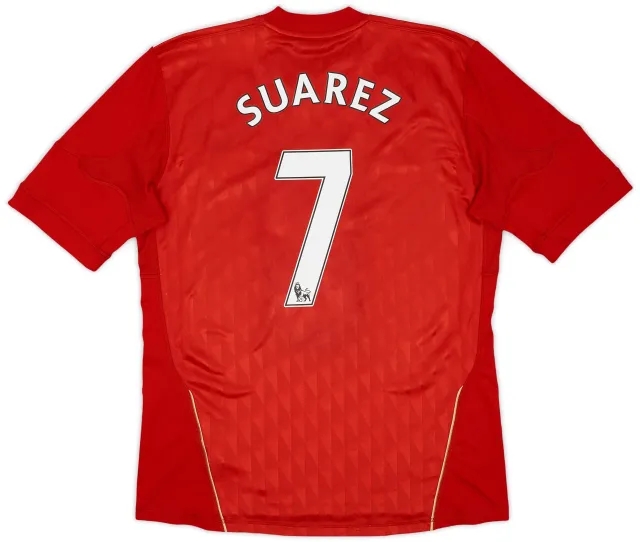 adidas 2010-12 Liverpool Home Shirt Suarez #7 - 5/10 - (L)