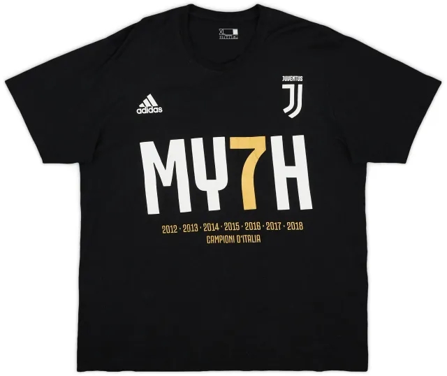 Juventus 2018 adidas Graphic Tee - 7/10 - (XL)