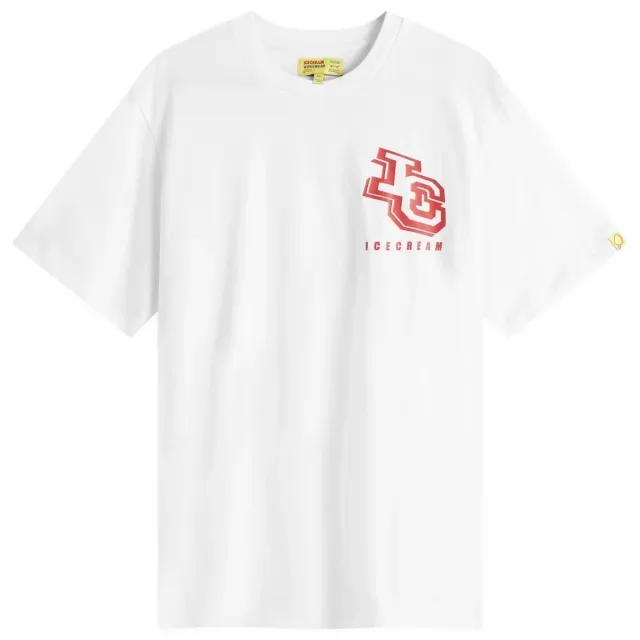 ICECREAM Men's Workwear T-Shirt White
