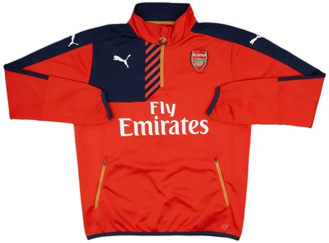 2015-16 Arsenal Puma 1/4 Zip Drill Top - 7/10 - (XL)