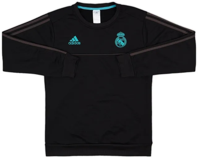2017-18 Real Madrid adidas Sweat Top - 9/10 - (M)