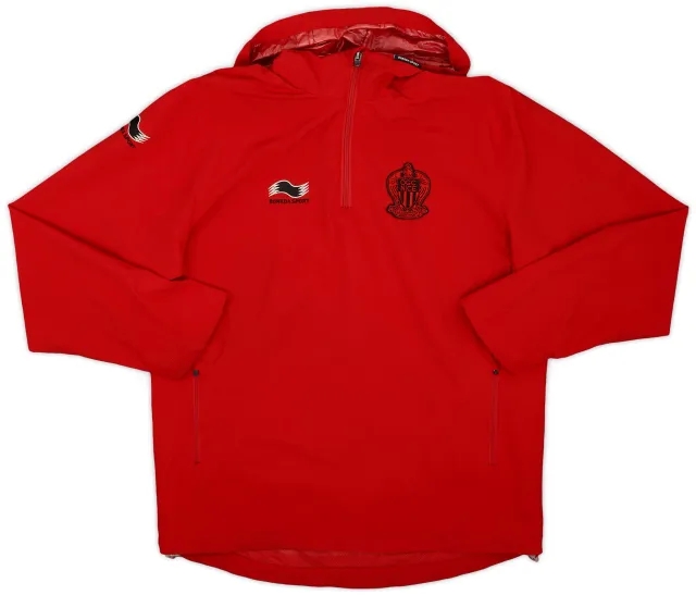 2014-15 Nice Burrda Sport Hooded 1/4 Zip Rain Jacket - 9/10 - (M)