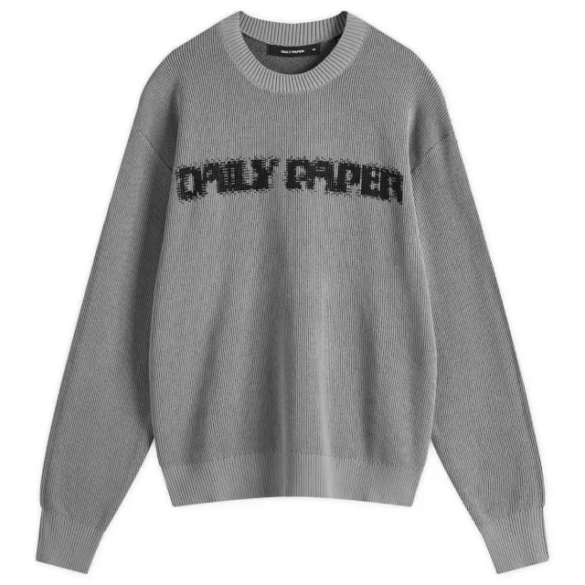 Daily Paper Men's Logo Knit Sweater Wet Weather