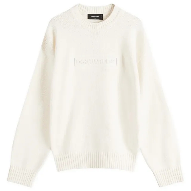 Dsquared2 Men's Crewneck Pullover Ecru