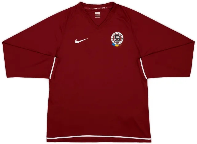 Nike 2008-09 Sparta Prague Home L/S Shirt - 8/10 - (M)