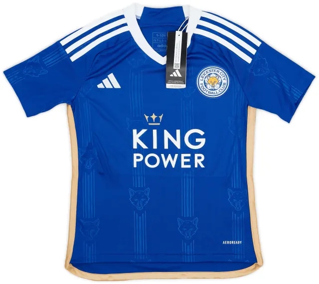 adidas 2023-24 Leicester Home Shirt (S.Boys)