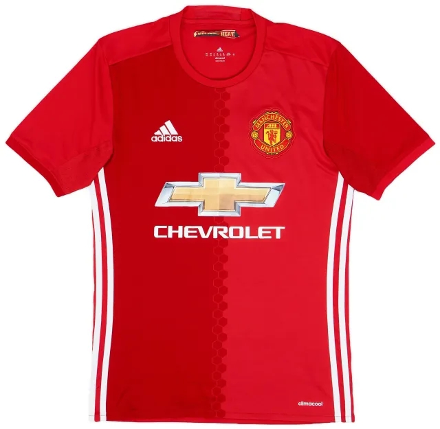 adidas 2016-17 Manchester United Home Shirt Rooney #10 - 8/10 - (XS)