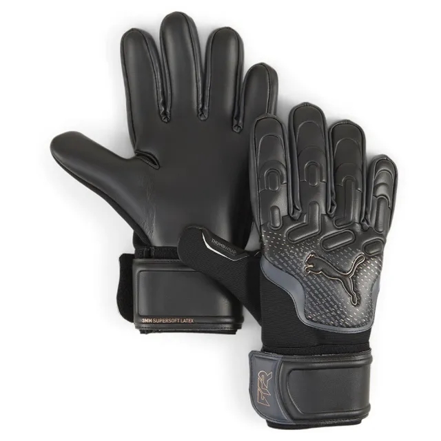 PUMA Future Match Goalkeeper Gloves, Black/Shadow Grey/Copper Rose