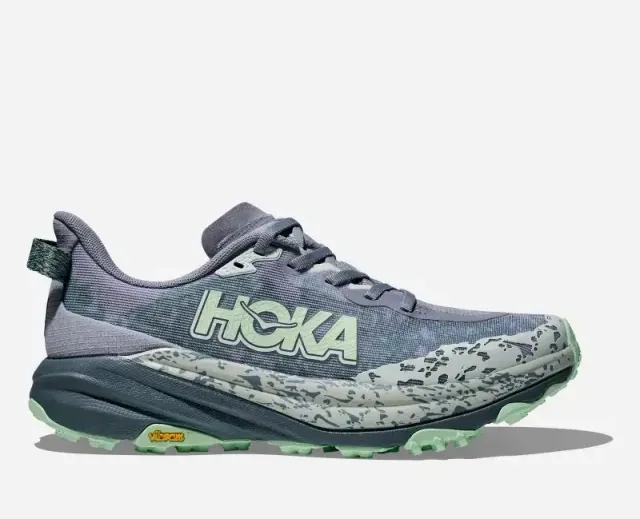 Hoka One One HOKA Women's Speedgoat 6 Trail Shoes in Moonlight/Thunder Cloud