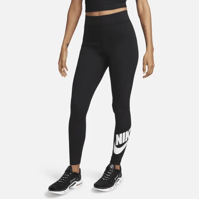 Nike Sportswear Classics Women's High-Waisted Graphic Leggings - Black
