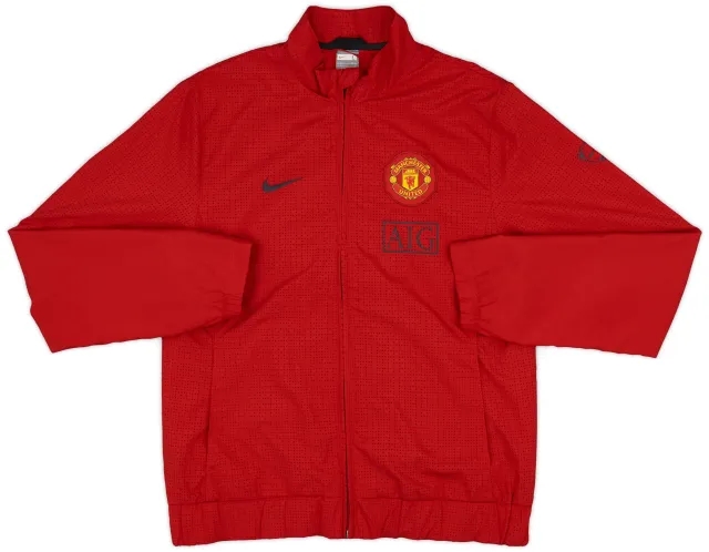 2009-10 Manchester United Nike Track Jacket - 9/10 - (L)