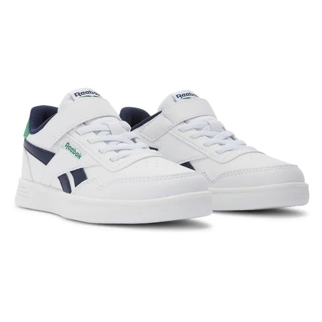 Reebok Court Advance Elastic & Top Strap Children Trainers