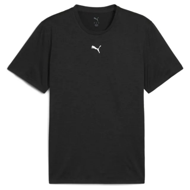 M Tad Essentials Heather Cat Tee (Cf Small Cat) Puma Black Heather - ['Black']