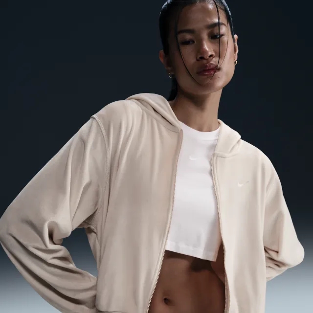 Nike Chill Knit Women Hoodies - Brown