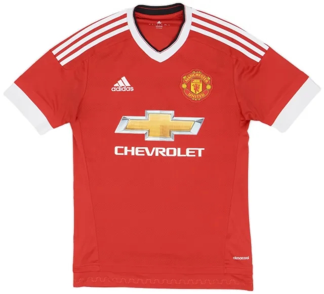 adidas 2015-16 Manchester United Home Shirt Rooney #10 - 8/10 - (XS)