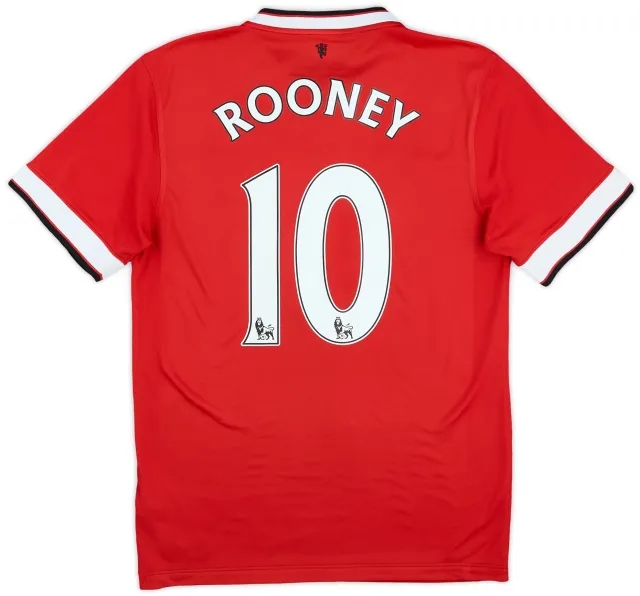 Nike 2014-15 Manchester United Home Shirt Rooney #10 - 5/10 - (S)