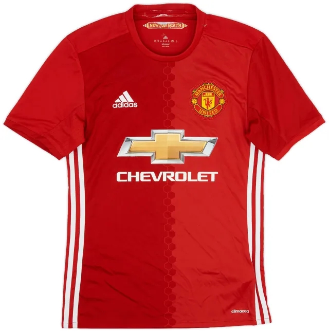 adidas 2016-17 Manchester United Home Shirt Ibrahimovic #9 - 8/10 - (XS)