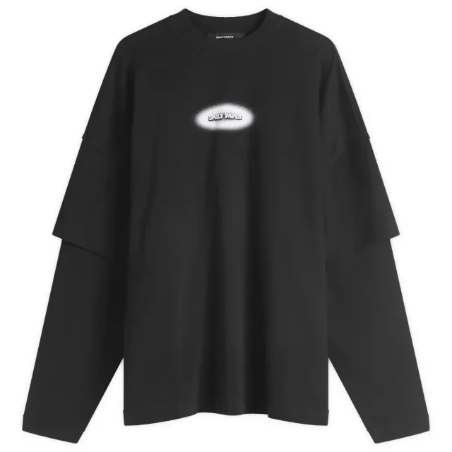 Daily Paper Women's Layered T-Shirt Black