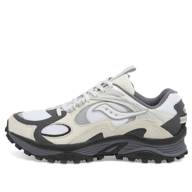 Saucony Men's Grid Aura X Sneakers White/Silver