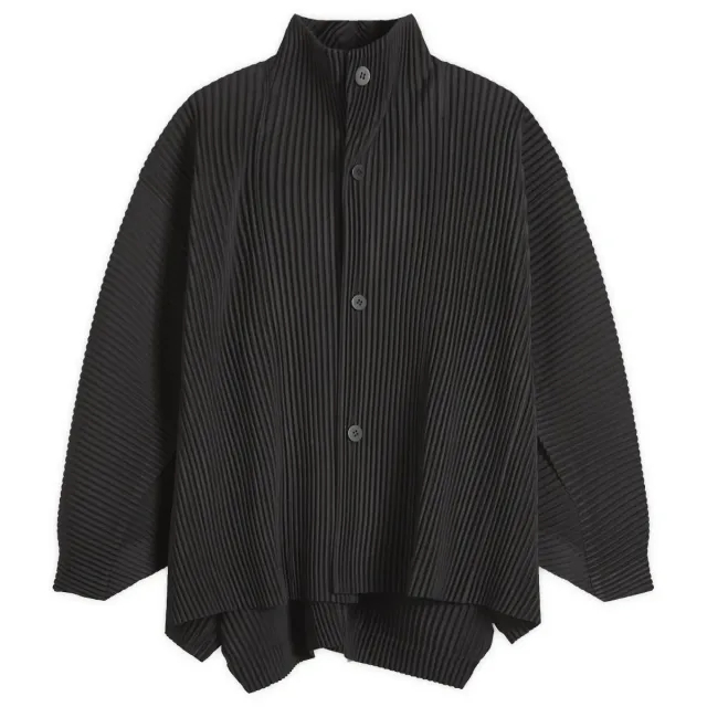 Homme Plissé Issey Miyake Men's Kite Jacket Brown Black
