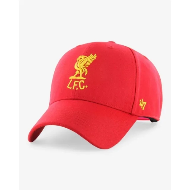 Liverpool FC LFC 47 Adults 1982 MVP Snapback Cap Red