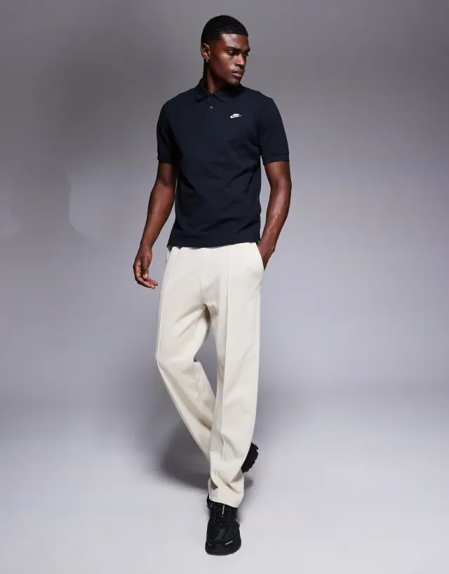 Nike Club Polo Shirt In Black