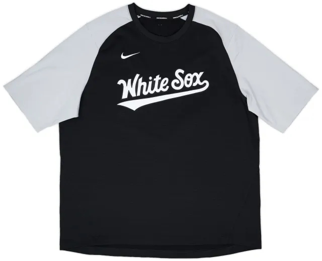 2023-24 Chicago White Sox Nike Pregame Performance S/S Sweat Top - 9/10 - (XXL)