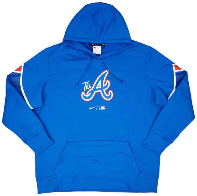 2023 Atlanta Braves Nike City Connect Therma Hooded Sweat Top - 9/10 - (XXL)