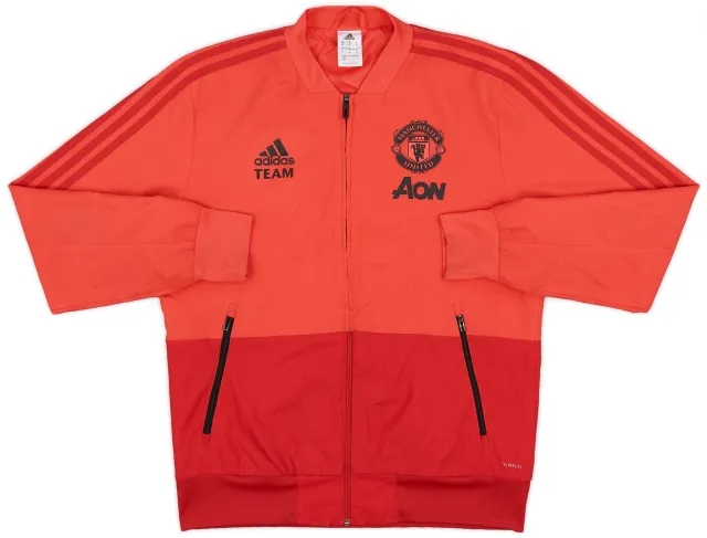 2018-19 Manchester United adidas Track Jacket - 7/10 - (M)