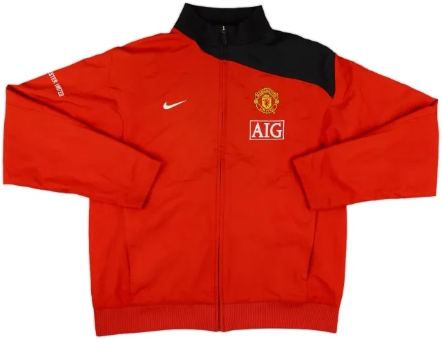 2008-09 Manchester United Nike Track Jacket - 8/10 - (XL)
