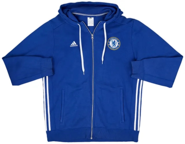 2016-17 Chelsea adidas Hooded Track Jacket - 8/10 - (L)