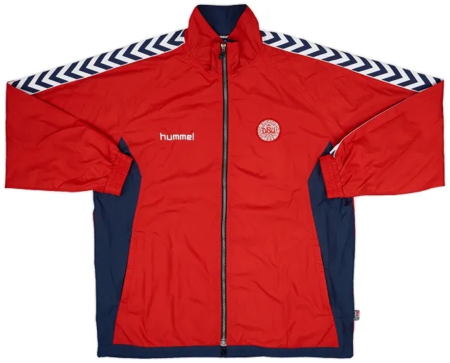 2002-03 Denmark Hummel Track Jacket - 8/10 - (XXL)