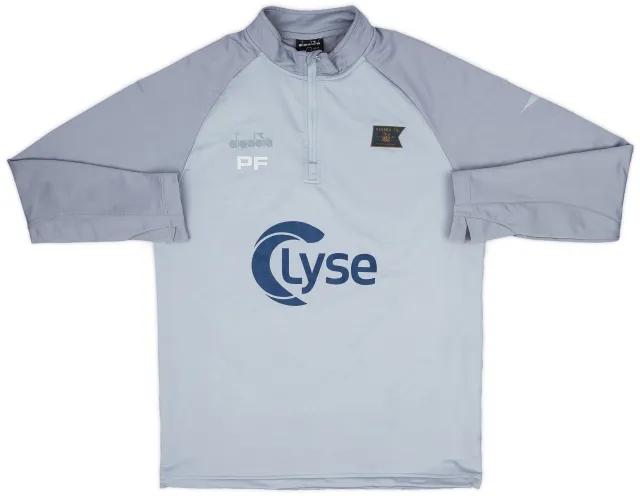 2024-25 Viking FK Staff Issue Diadora 1/4 Zip Drill Top PF - 7/10 - (L)