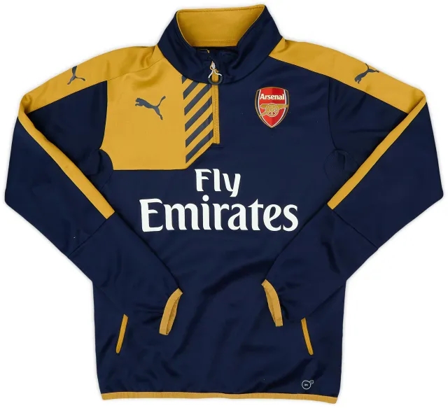2015-16 Arsenal Puma 1/4 Zip Drill Top - 7/10 - (S)