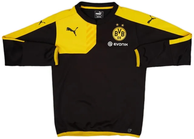 2015-16 Borussia Dortmund Puma Sweat Top - 8/10 - (S)