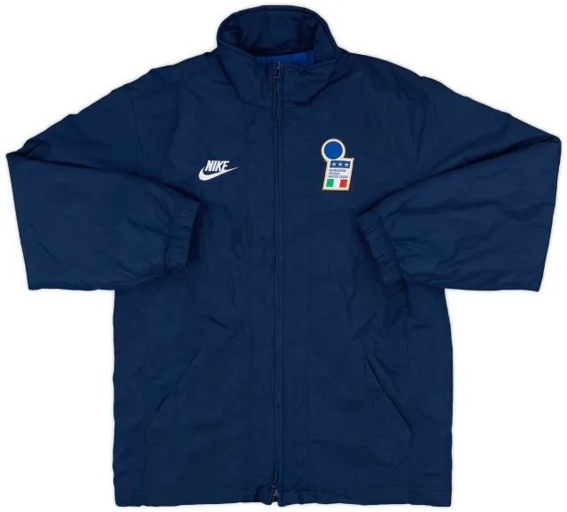 1996-97 Italy Nike Padded Bench Coat - 8/10 - (S)