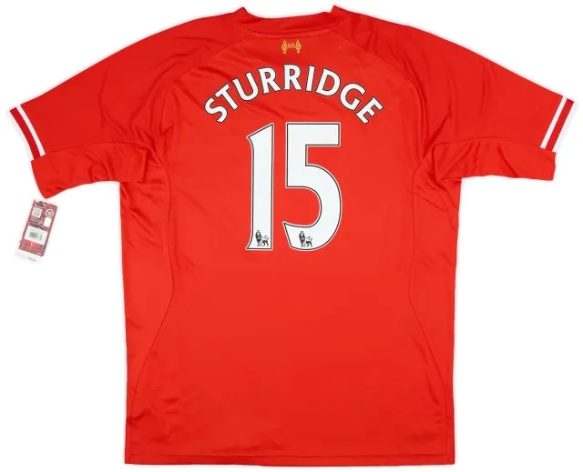 2013-14 Liverpool Home Shirt Sturridge #15 (XXL)