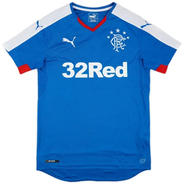 Puma 2015-16 Rangers Home Shirt - 8/10 - (S)