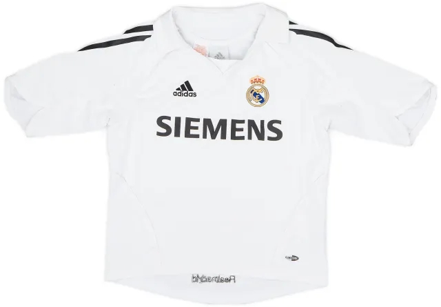adidas 2005-06 Real Madrid Home Shirt - 6/10 - (6-7 Years)
