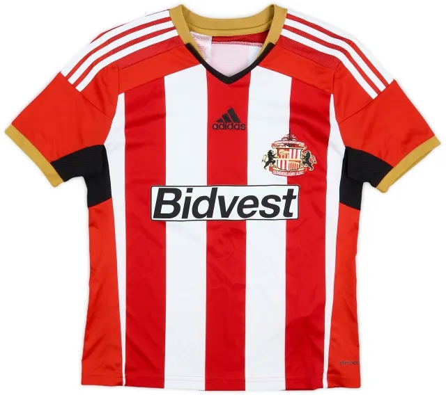 adidas 2014-15 Sunderland Home Shirt - 8/10 - (XL.Boys)