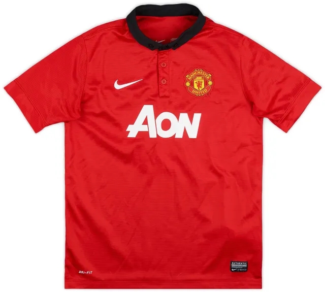 Nike 2013-14 Manchester United Home Shirt - 8/10 - (L.Boys)