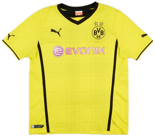 Puma 2014-15 Borussia Dortmund Home Shirt - 5/10 - (YXXL)