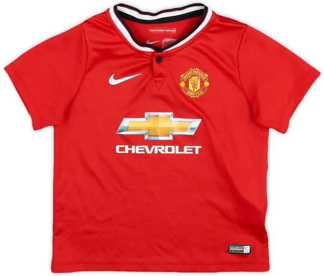Nike 2014-15 Manchester United Home Shirt - 8/10 - (4-5 Years)