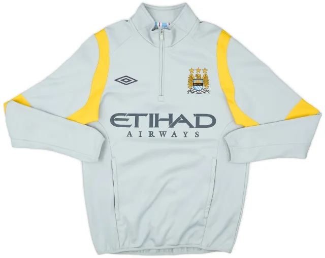 2010-11 Manchester City Umbro 1/4 Zip Drill Top - 6/10 - (S)