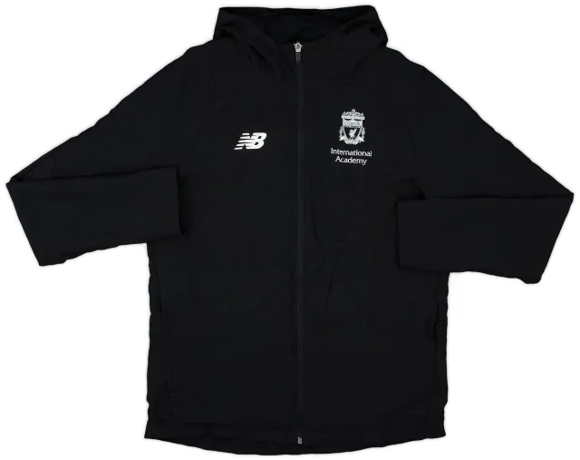 2019-20 Liverpool New Balance Hooded Rain Jacket - 7/10 - (M)