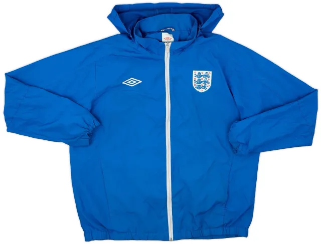 2010-11 England Umbro Hooded Rain Jacket - 7/10 - (L)